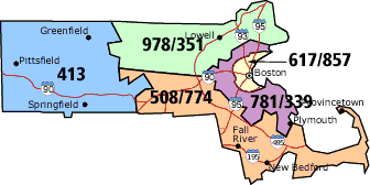 New Mass Area Codes