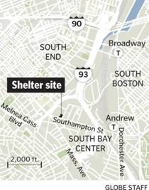 Map of Shelter Location- near South Bay Center